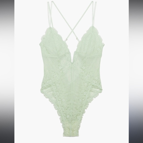 Savage & Fenty Deco Glass Lace Teddy - Picture 16 of 16